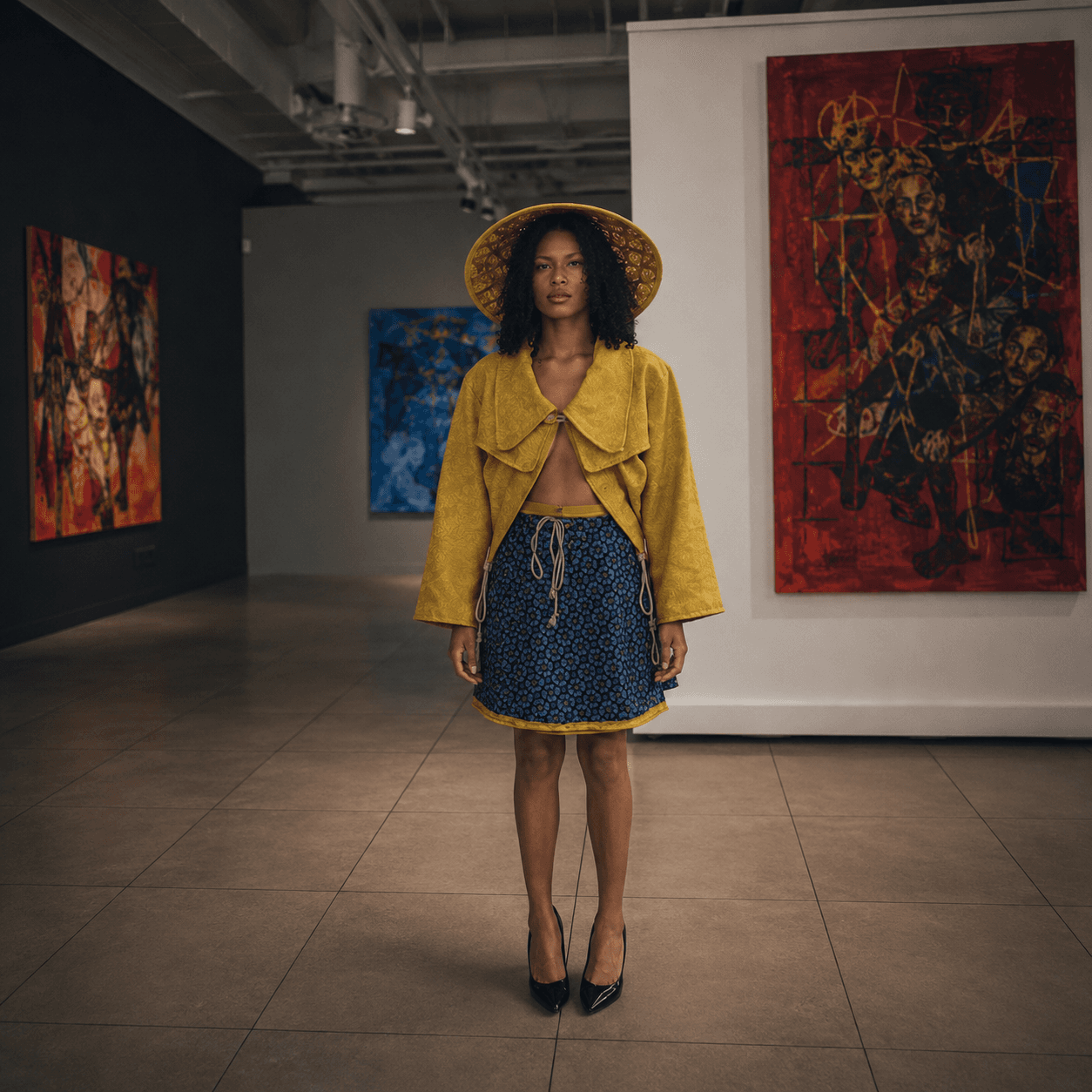 Gulexy Creations Runway Yellow Blazer